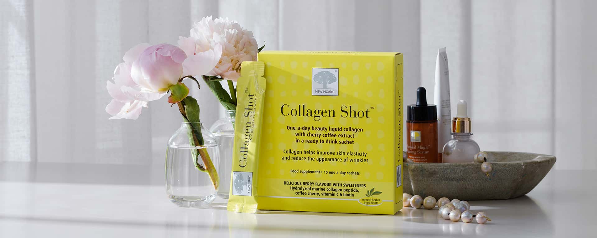 Collagen Shot product with text