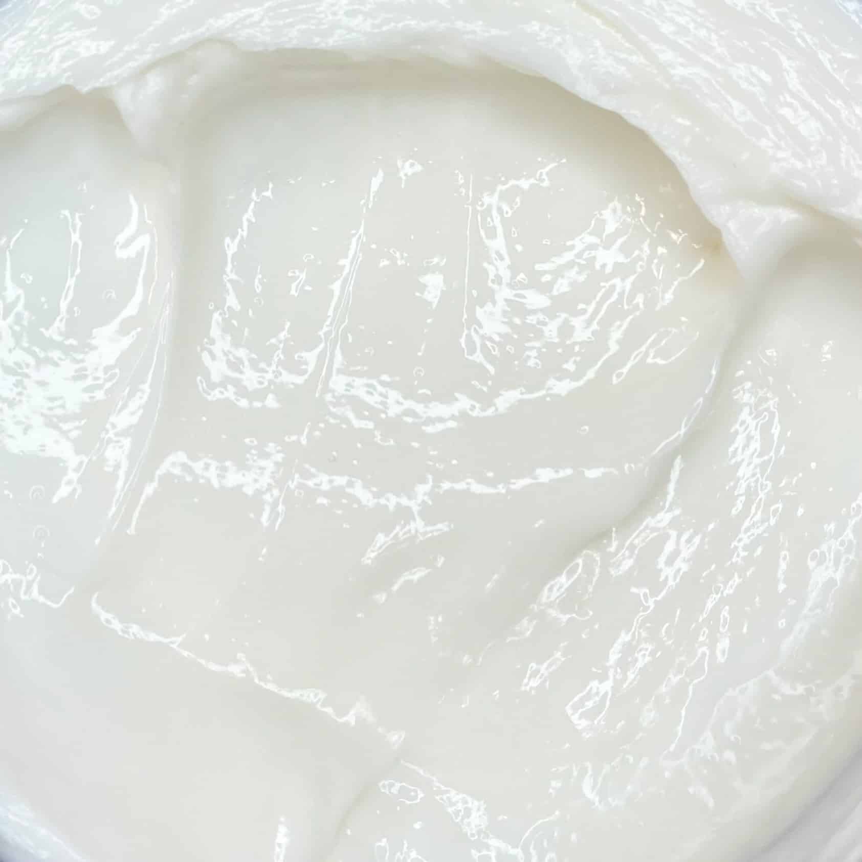 Hair Volume™ Repair Mask product close up showing the creamy texture of the mask