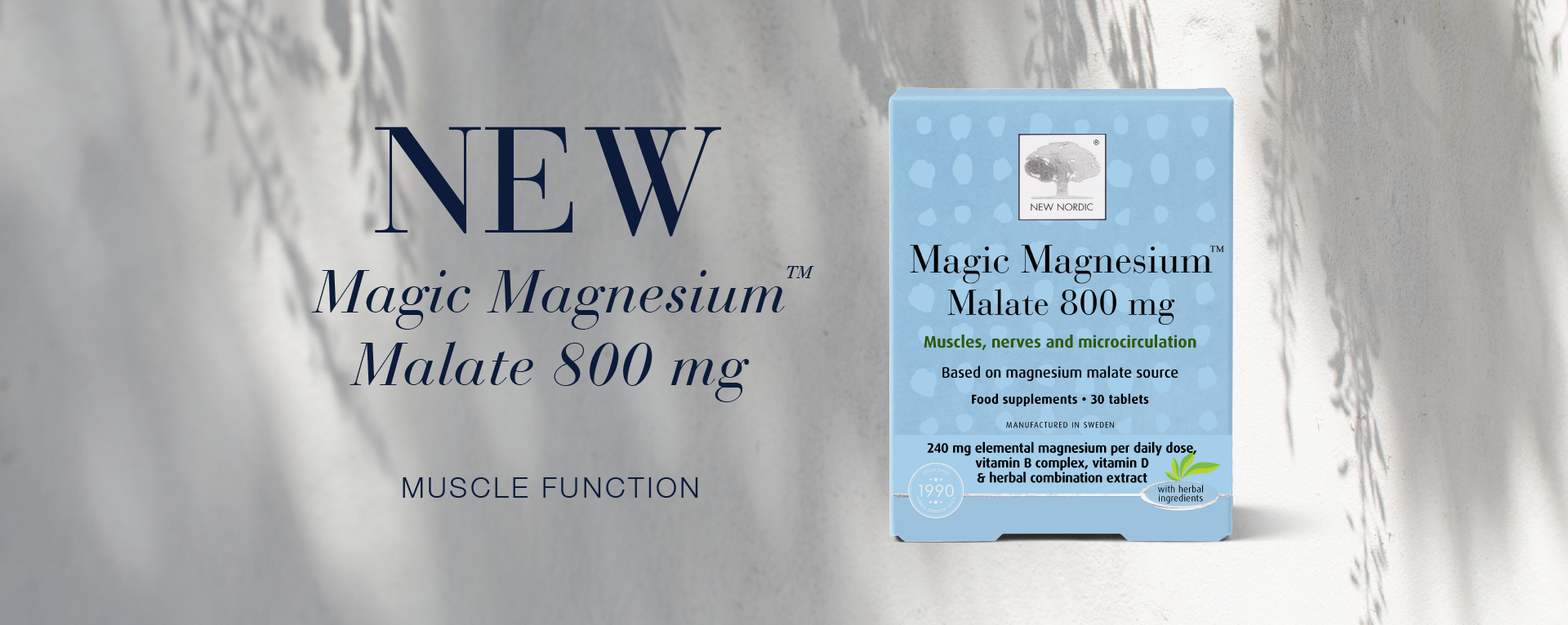 New Magic Magnesium™ Malate 800 mg pack by New Nordic