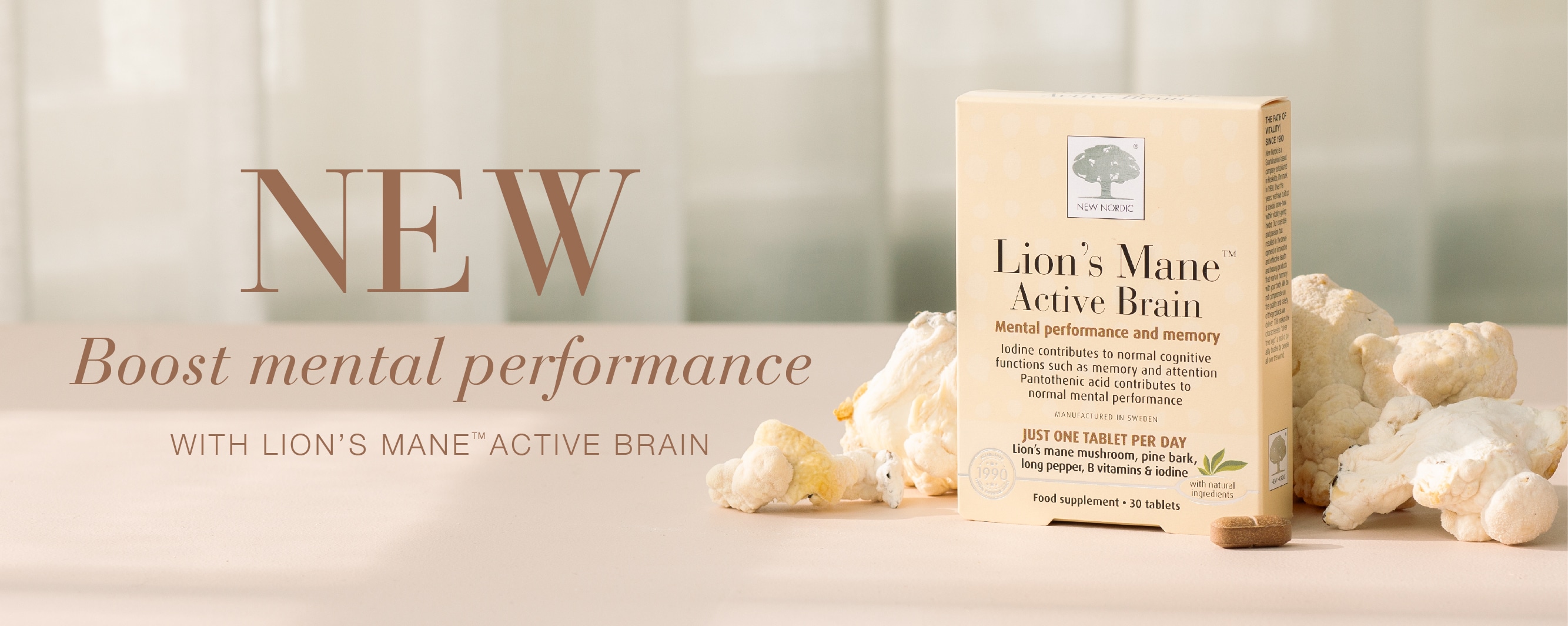 Lion's Mane™ Active Brain for better brain performance